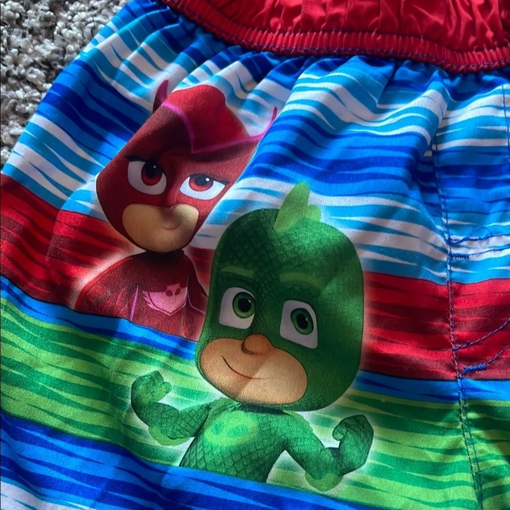 PJ Masks Kids Swim Trunks - Colorful Stripes